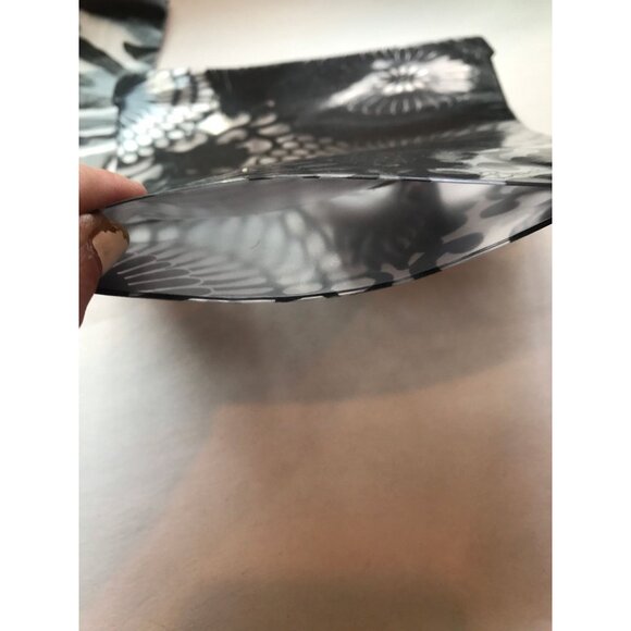 Vintage Baci Milano Abstract Collapsible Vase Black & Clear With Original Bag - Picture 5 of 7